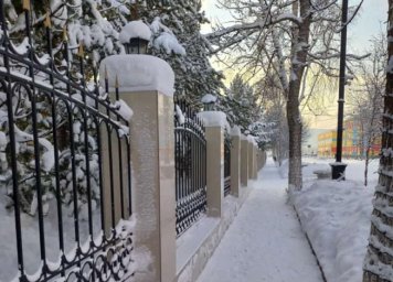 В Палатку пришла снежная зима!